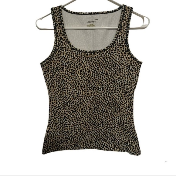 4/$20 𝅺Athletic cheetah print Tank by Jockey NWOT - Picture 1 of 5